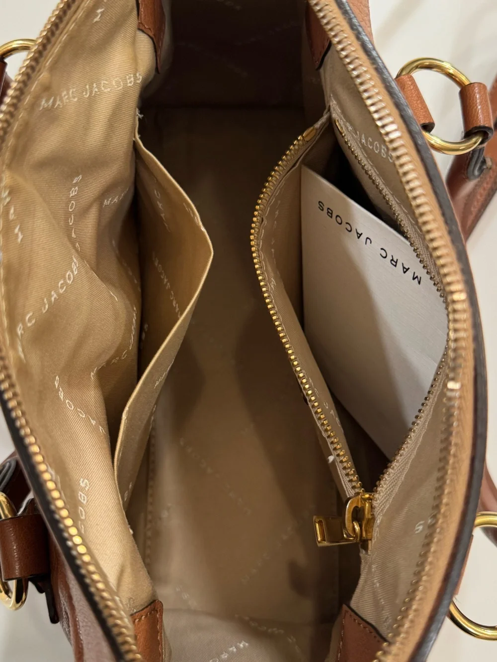 AUTHENTIC Marc Jacobs LUXURY LINE GOATSKIN LEATHER Satchel Tote Bag - was $1250! - Picture 7 of 13